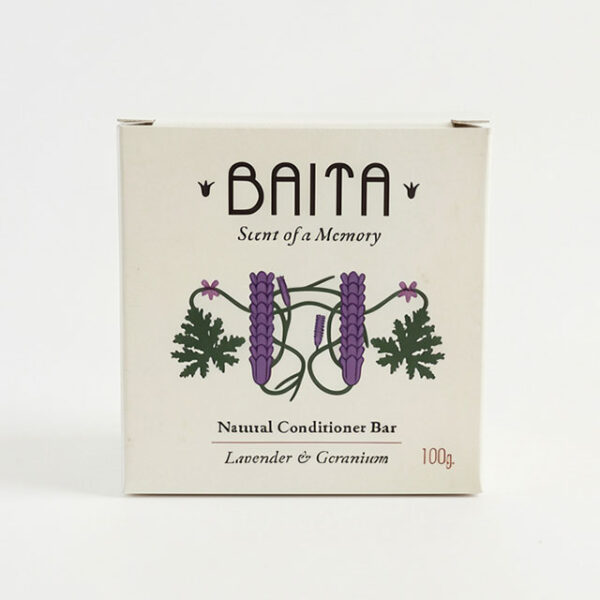 מרכך שיער מוצק  Lavender & Geranium